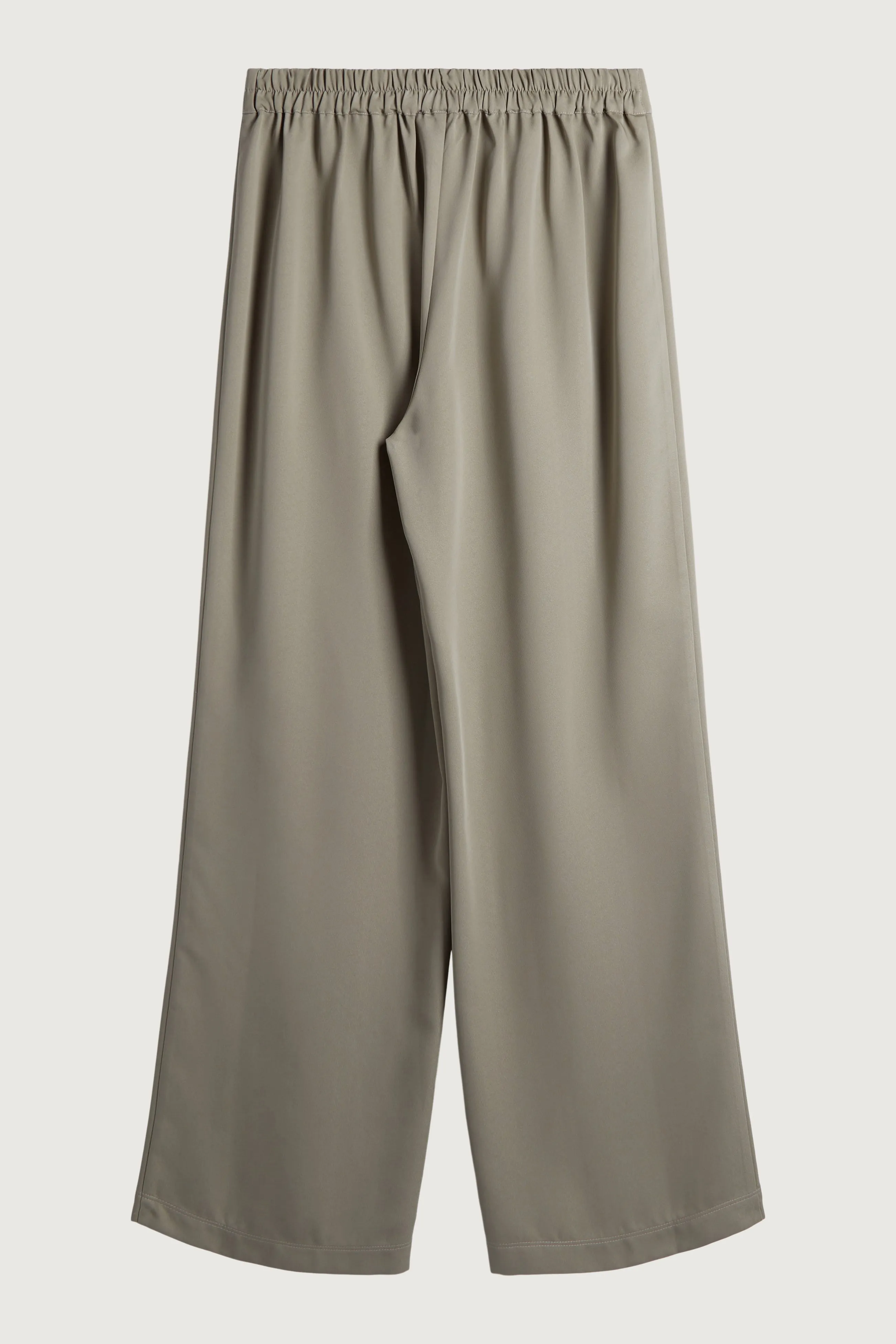SATIN CREPE WIDE LEG PANT