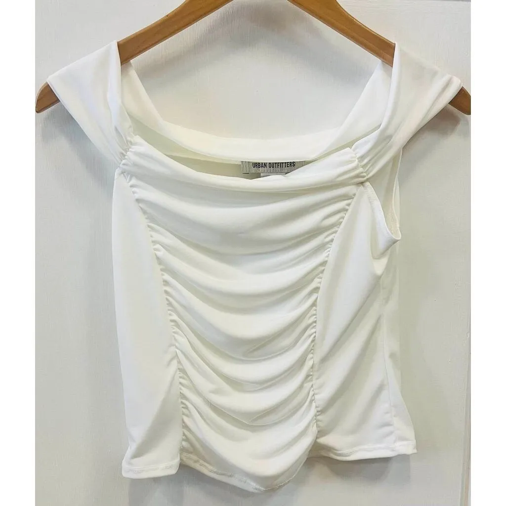 Silence   Noise NWT Charlotte Ruched Off-The-Shoulder Top - Size Medium