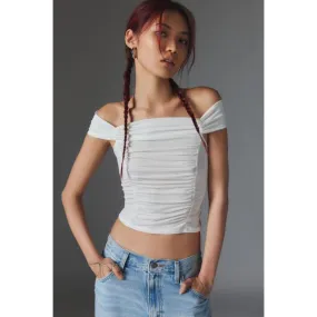 Silence   Noise NWT Charlotte Ruched Off-The-Shoulder Top - Size Medium