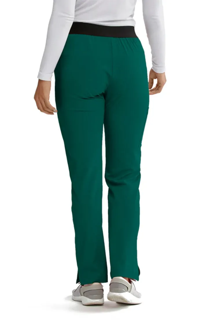 SKECHERS™ by Barco Breeze 3-Pocket Mid-Rise Straight Leg Scrub Pant-Petite
