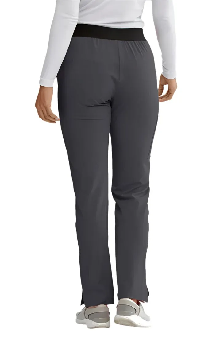 SKECHERS™ by Barco Breeze 3-Pocket Mid-Rise Straight Leg Scrub Pant-Petite