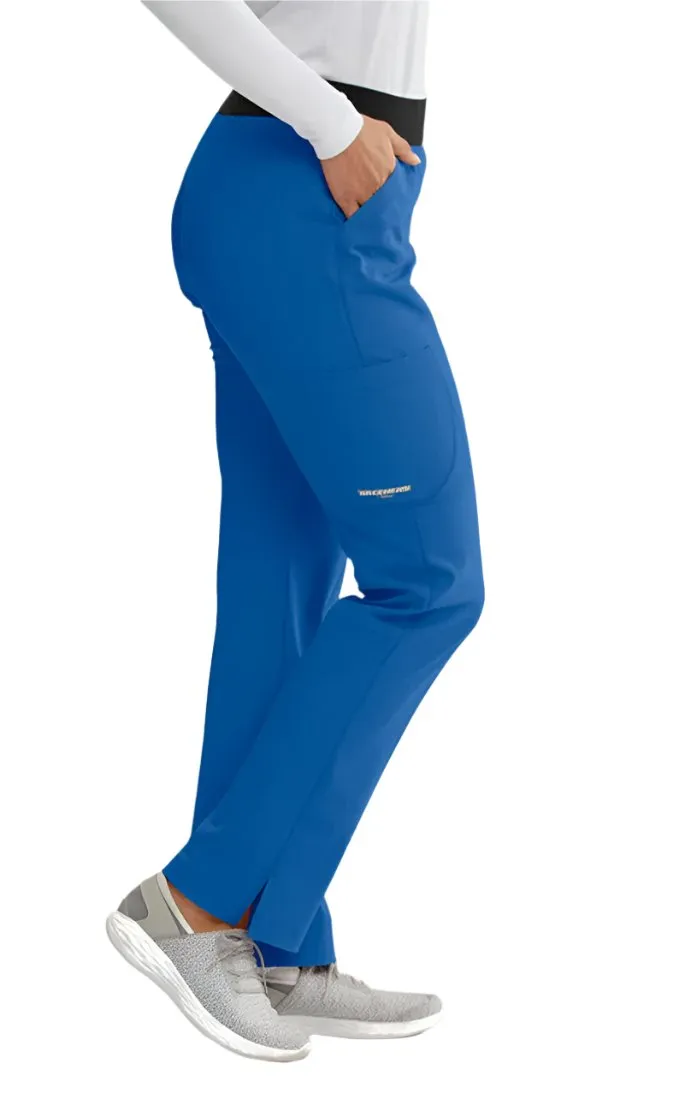 SKECHERS™ by Barco Breeze 3-Pocket Mid-Rise Straight Leg Scrub Pant-Petite