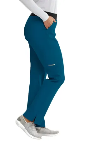 SKECHERS™ by Barco Breeze 3-Pocket Mid-Rise Straight Leg Scrub Pant-Petite