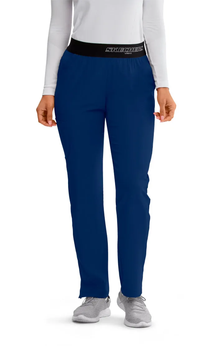 SKECHERS™ by Barco Breeze 3-Pocket Mid-Rise Straight Leg Scrub Pant
