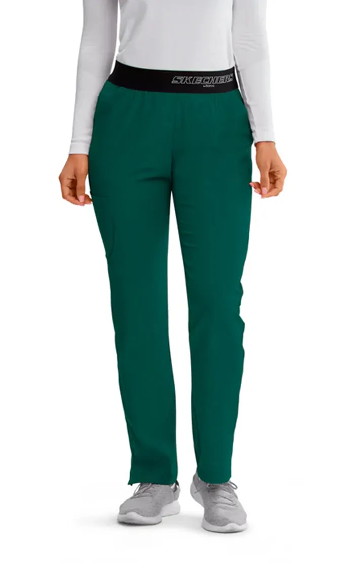 SKECHERS™ by Barco Breeze 3-Pocket Mid-Rise Straight Leg Scrub Pant