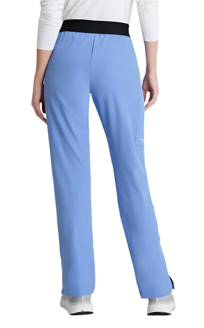 SKECHERS™ by Barco Breeze 3-Pocket Mid-Rise Straight Leg Scrub Pant