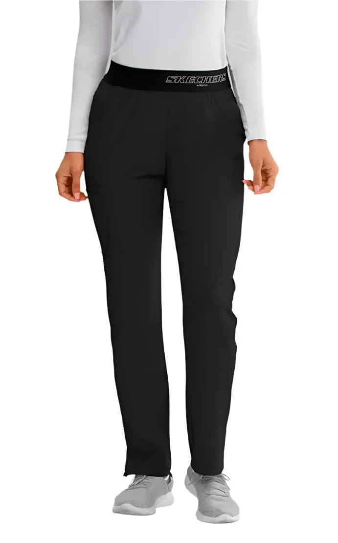 SKECHERS™ by Barco Breeze 3-Pocket Mid-Rise Straight Leg Scrub Pant