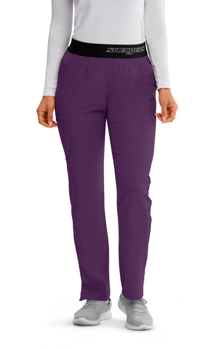 SKECHERS™ by Barco Breeze 3-Pocket Mid-Rise Straight Leg Scrub Pant