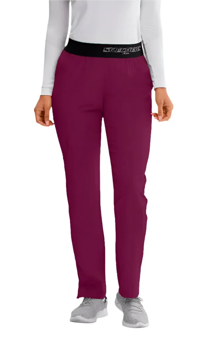 SKECHERS™ by Barco Breeze 3-Pocket Mid-Rise Straight Leg Scrub Pant