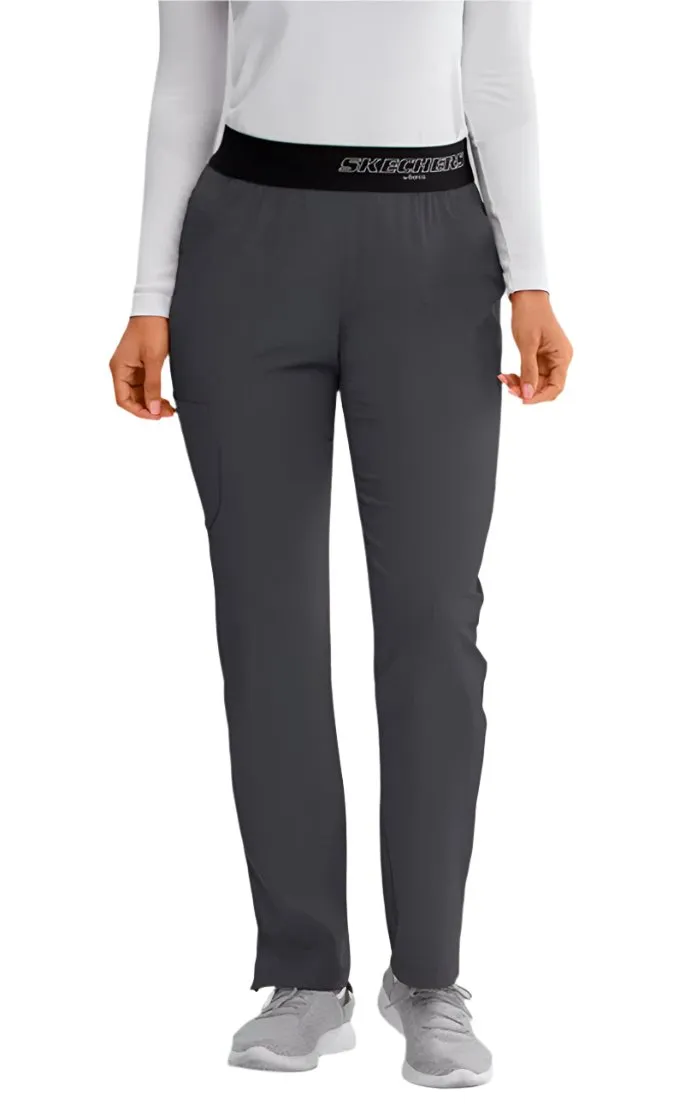 SKECHERS™ by Barco Breeze 3-Pocket Mid-Rise Straight Leg Scrub Pant