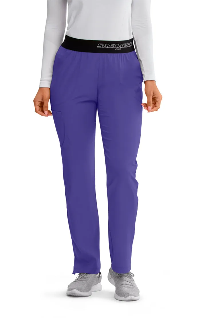SKECHERS™ by Barco Breeze 3-Pocket Mid-Rise Straight Leg Scrub Pant
