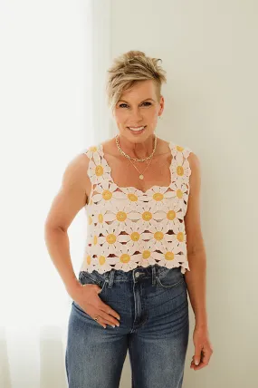 Spring Daisy Top