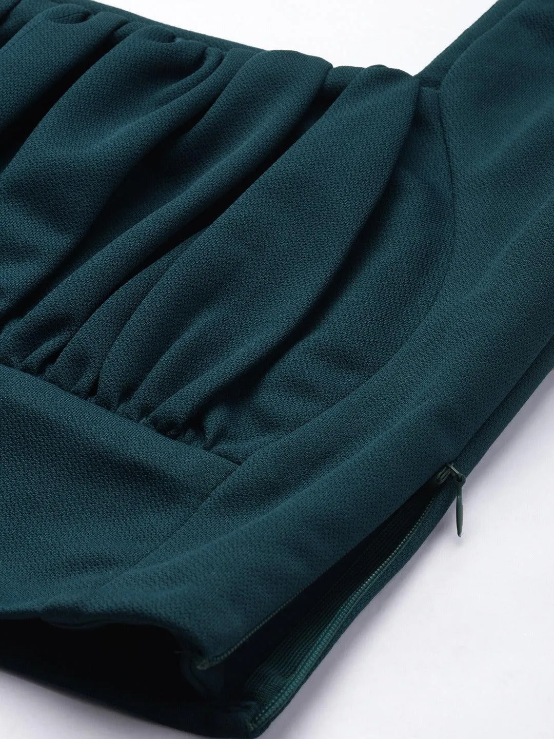 Style Quotient Women Teal Solid Tops