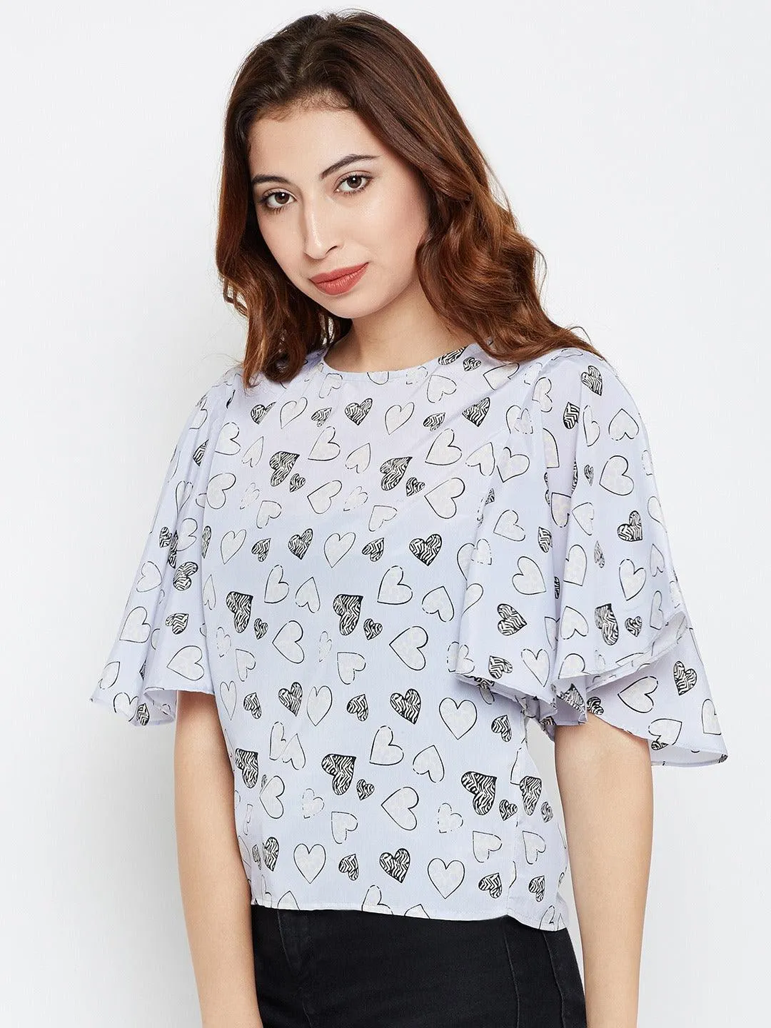 Style Quotient Womens Conversational Regular Tops