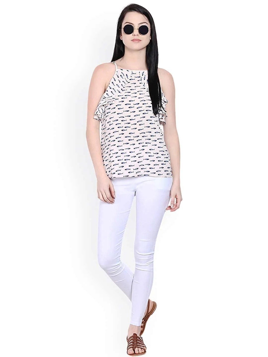 Style Quotient Womens Conversational  Tops