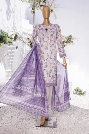 Summer Bloom By HZ Stitched 3 Piece Digital Printed Lawn Collection'2024-PNL-407
