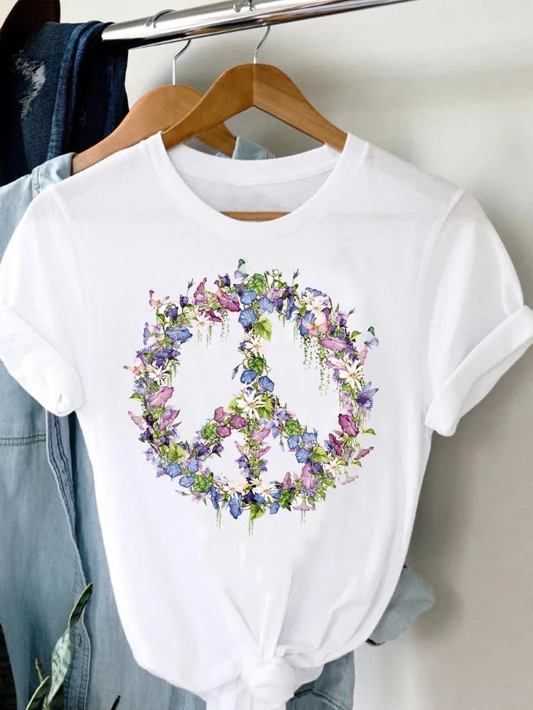 Summer Short Sleeve Print Graphic T Shirt