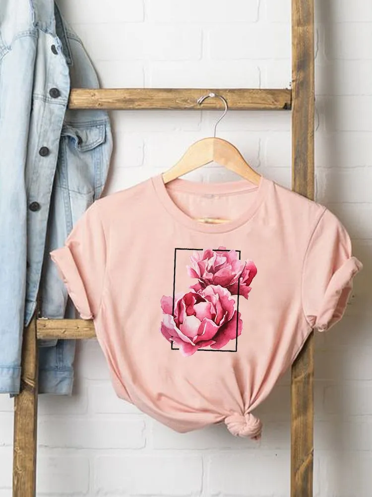 Summer Short Sleeve Print Graphic T Shirt