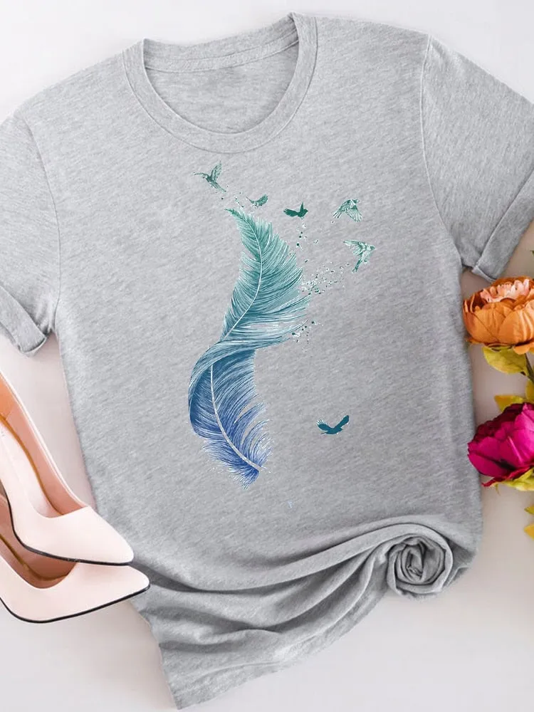 Summer Short Sleeve Print Graphic T Shirt