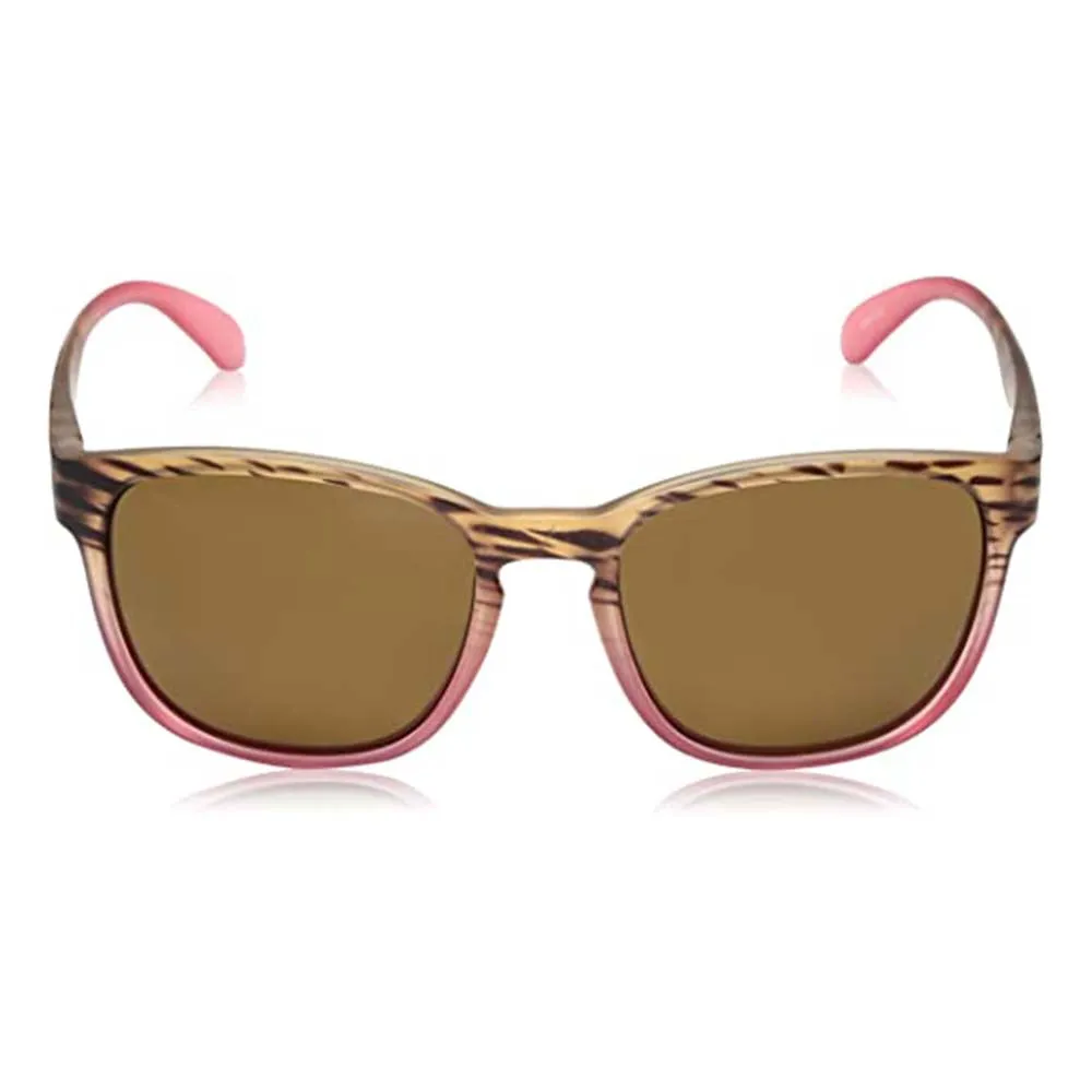 Suncloud Unisex Matte Tortoise Pink Fade Frames Brown Lens Loveseat Polarized Sunglasses - S-LOPPBRPF