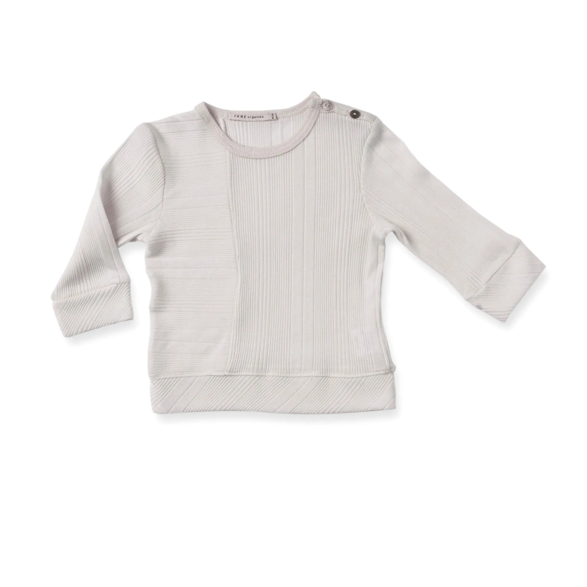 Variegated Ribbed Long Sleeved Tee