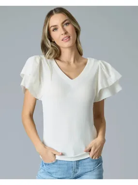 Whisper V Neck Top