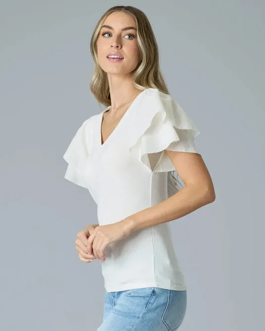 Whisper V Neck Top
