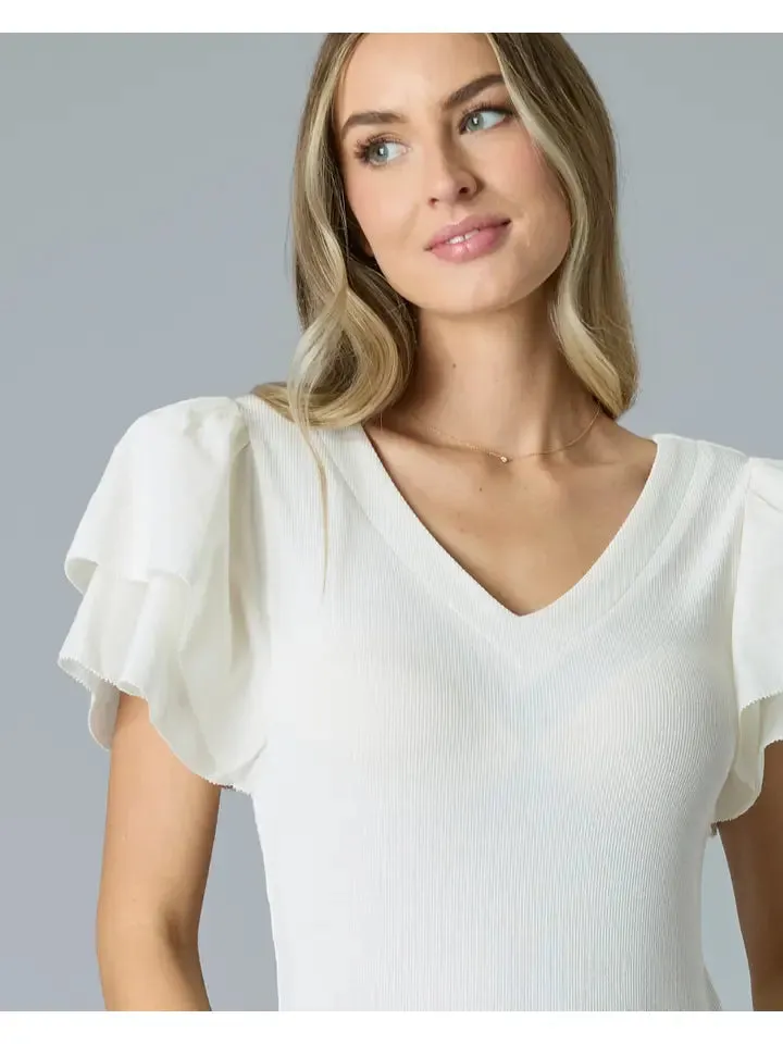 Whisper V Neck Top