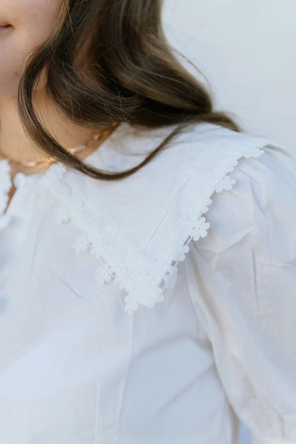 White Sailor Top