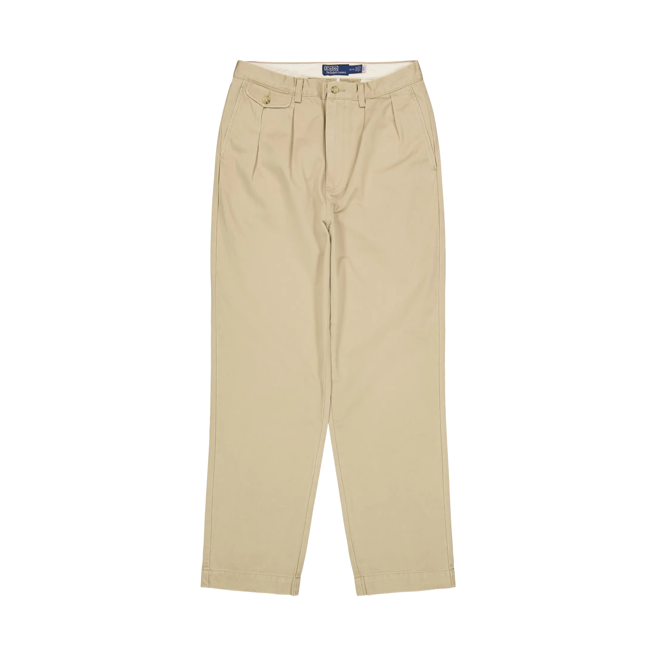 Whitman Relaxed Fit Pleated Chino Pant Rl Khaki