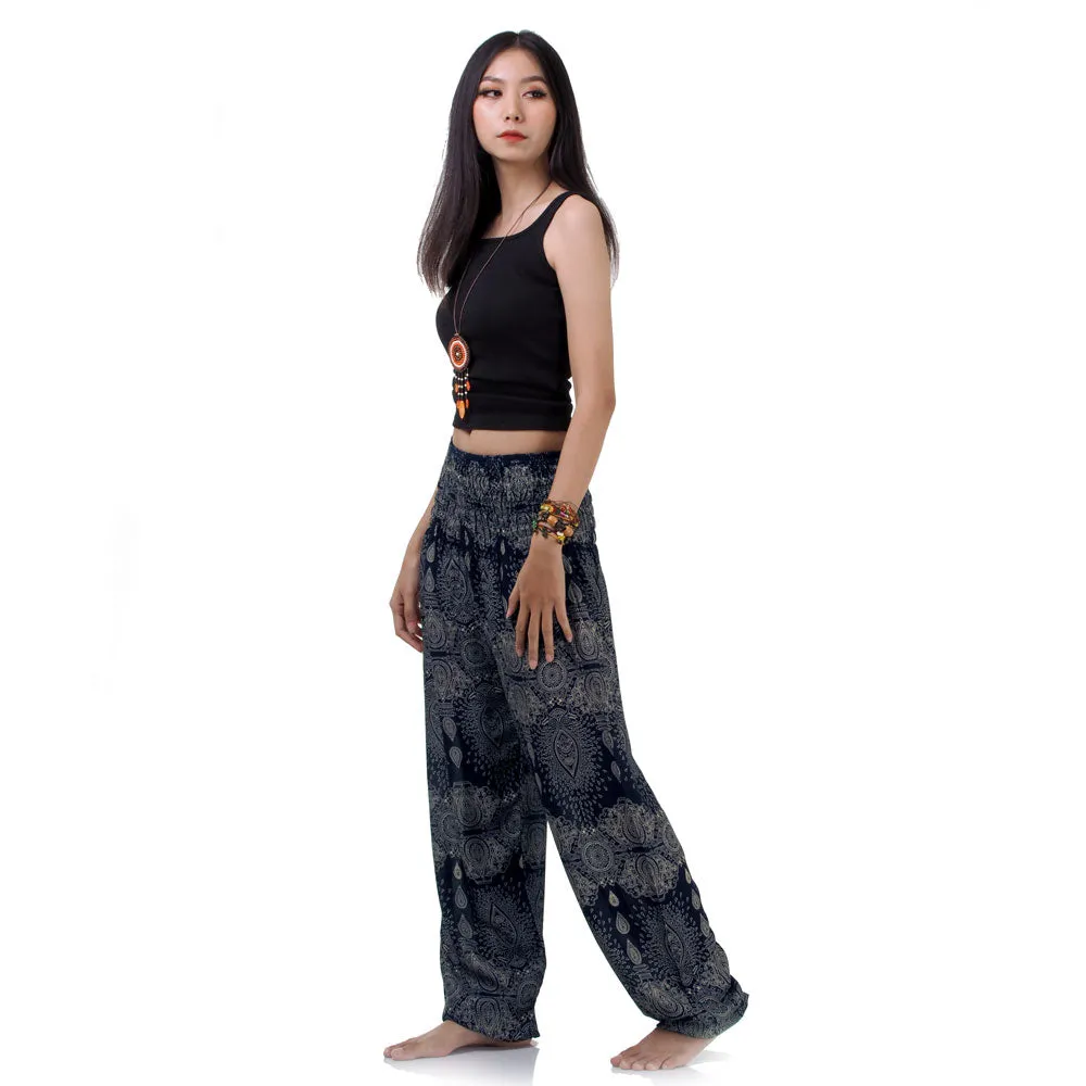 Women's Mandala Harem Pants Green Oasis