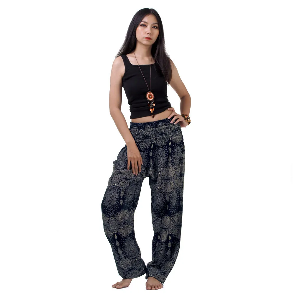 Women's Mandala Harem Pants Green Oasis