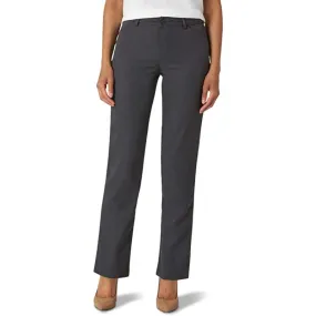 Wrinkle-Free Relaxed Fit Women Straight Leg Pant