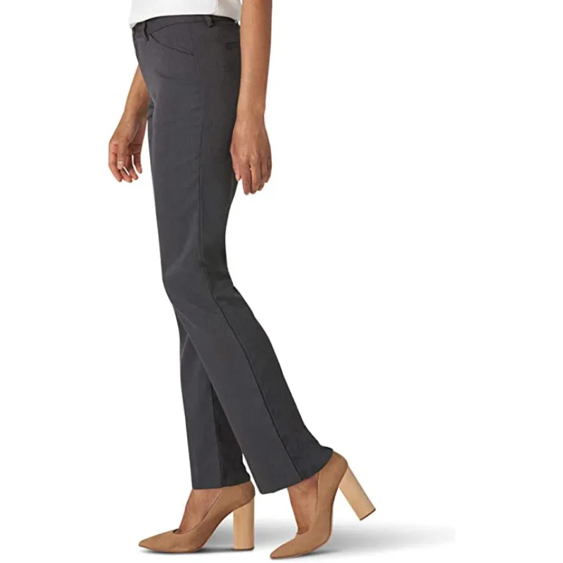 Wrinkle-Free Relaxed Fit Women Straight Leg Pant