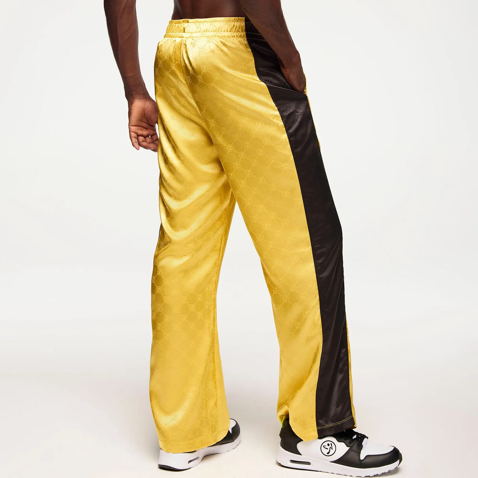 Zumba® Runway Straight Leg Track Pants - Gold